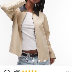 Mango Tan and Black Trench Coat